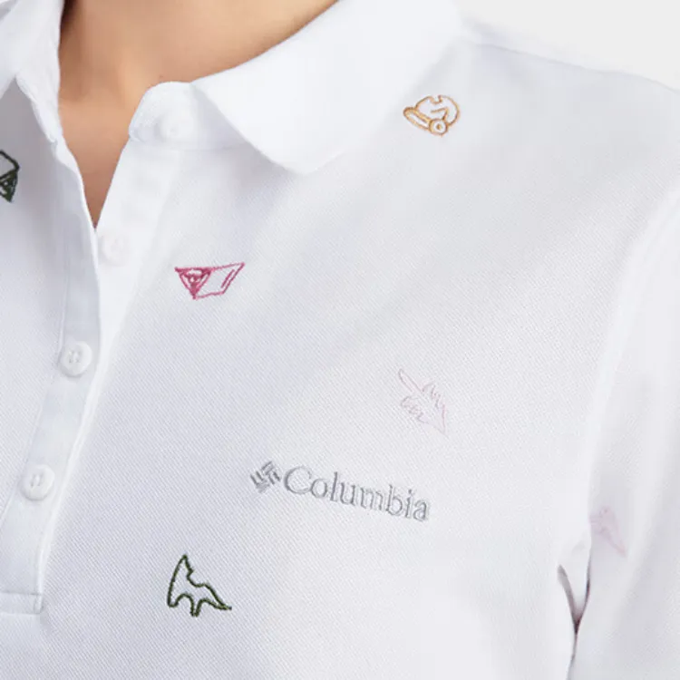 Columbia Polo Shirt Women's White-3