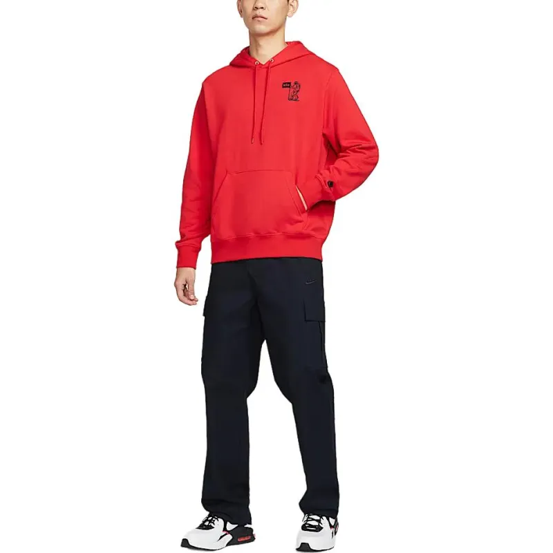 Nike Club FW24 Sweatshirt Men's University Red/Black-2