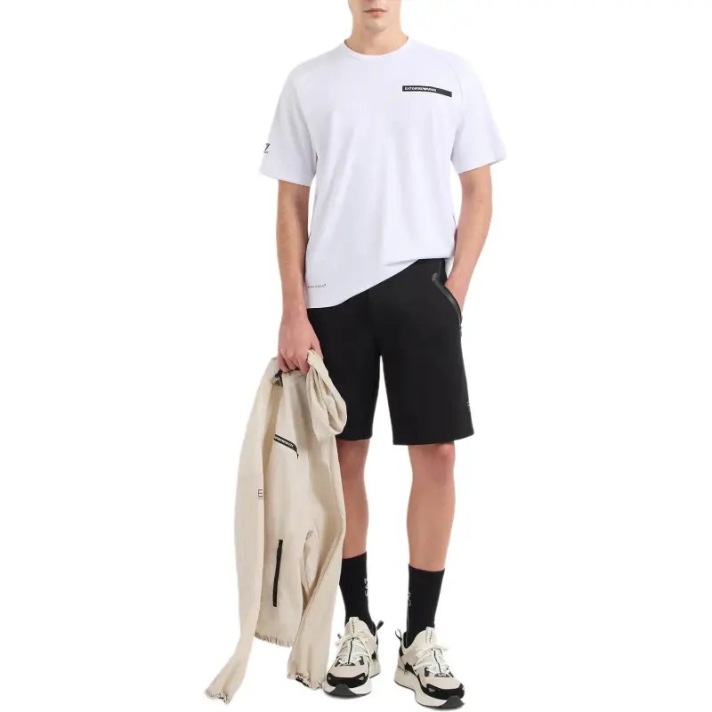 EMPORIO ARMANI EA7 SS24 T Shirt Men's White-1