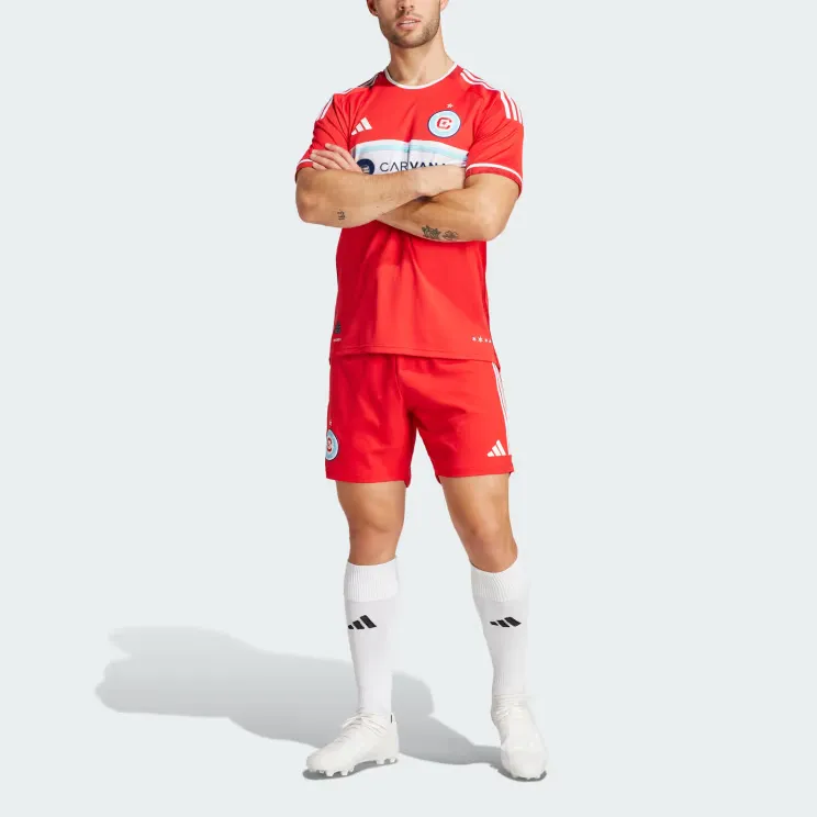 Adidas Free Shipping With AdiClub Chicago Fire 24/25 Home Authentic Jersey-4