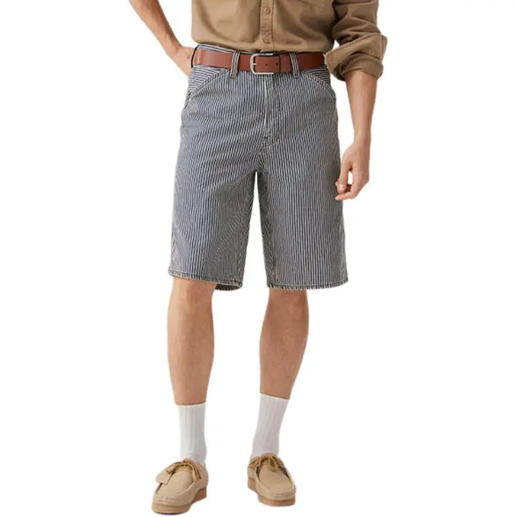 Levi's Denim Shorts Men's Blue White-2