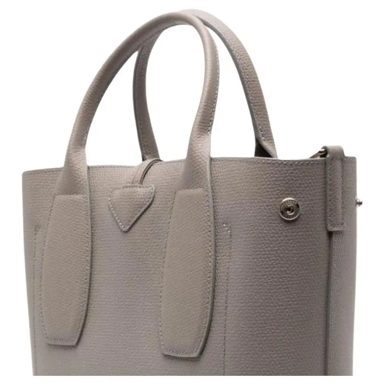 LONGCHAMP Roseau Cow Leather Tote Bag Shopping Bag Handbag Shoulder Bag Crossbody Bag Medium Size Women's Streptopelia-3