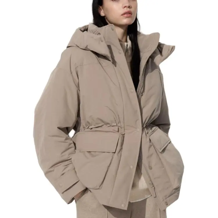 UNIQLO Down Jacket Women's Dark Beige-2