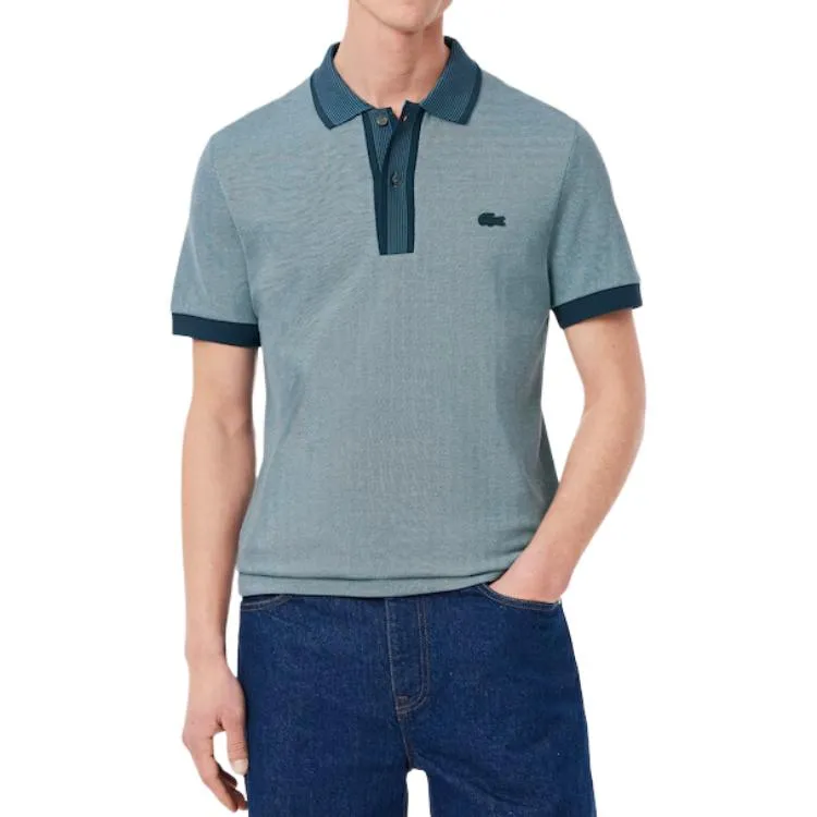 LACOSTE Polo Shirt Men's Light Gray Blue-1