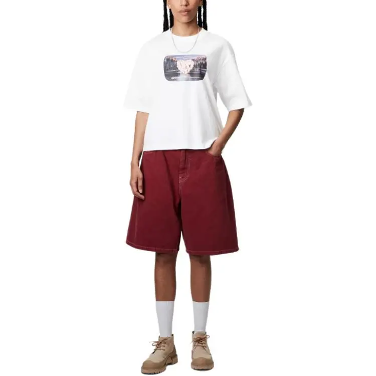 Carhartt WIP W' S/S T Shirts Women's White-3
