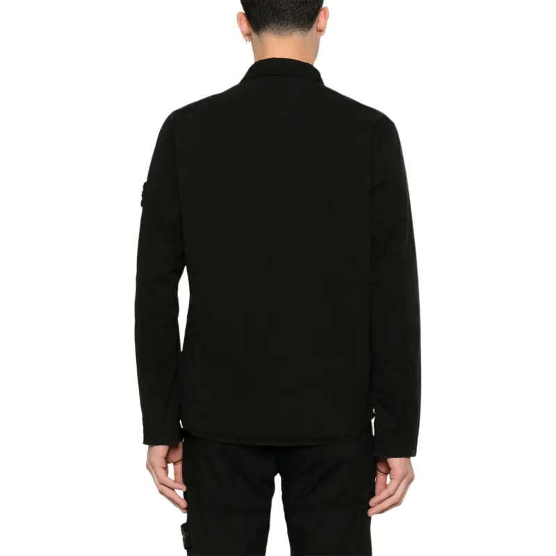 STONE ISLAND Compass Patch Long Sleeved Overshirt-2