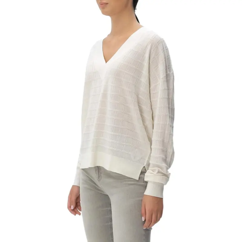 HUGO BOSS Long-Sleeved V-Neck Jumper-4