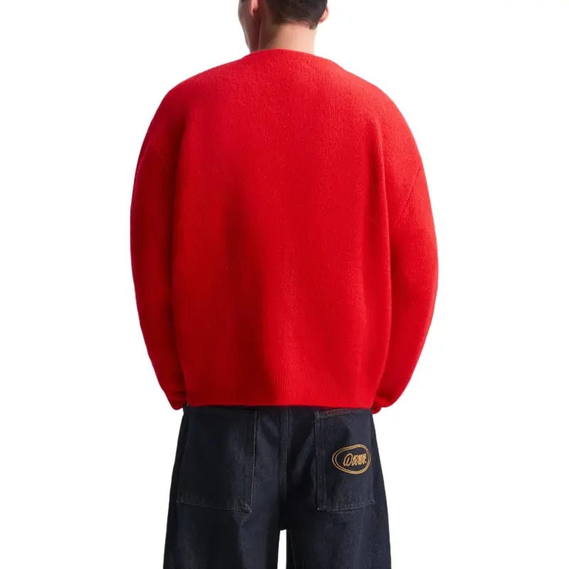 ZARA New Year Knitwear Men Red-2