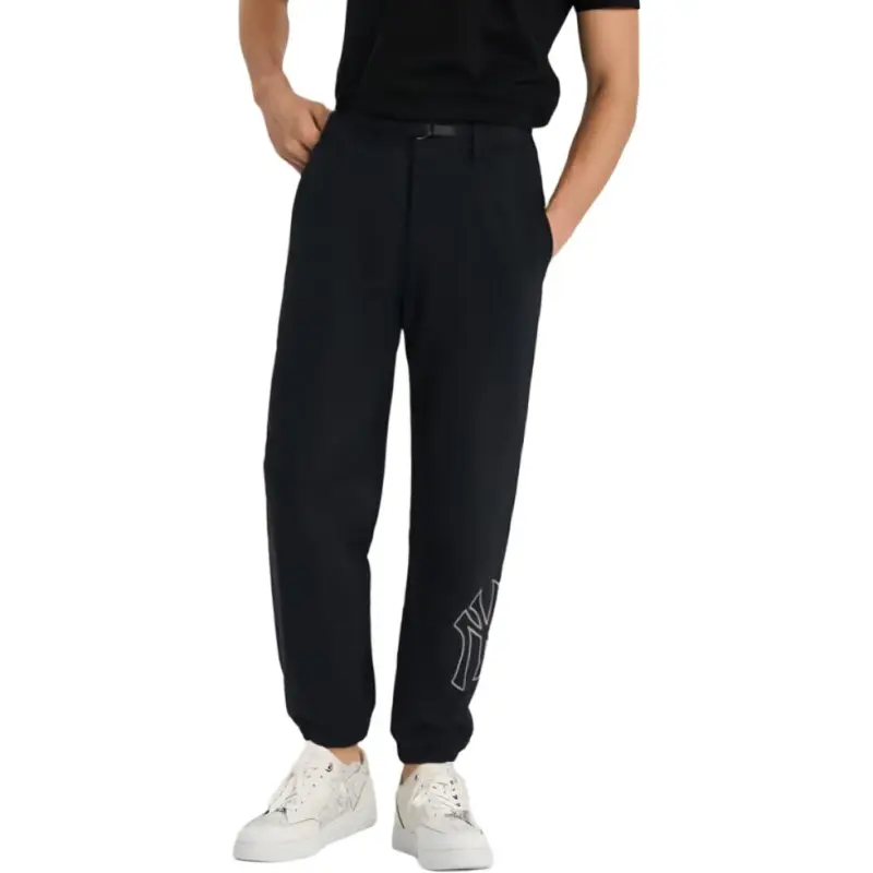 MLB New York Yankees Knitted Sports Pants Unisex Black-3