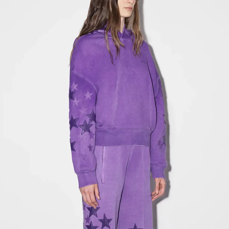 Amiri Star Patch Cropped Hoodie-2