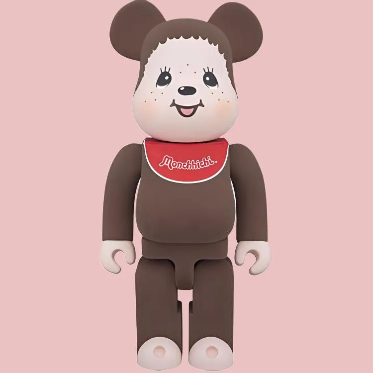 BE@RBRICK Monchhichi 42nd Birthday Brown-2