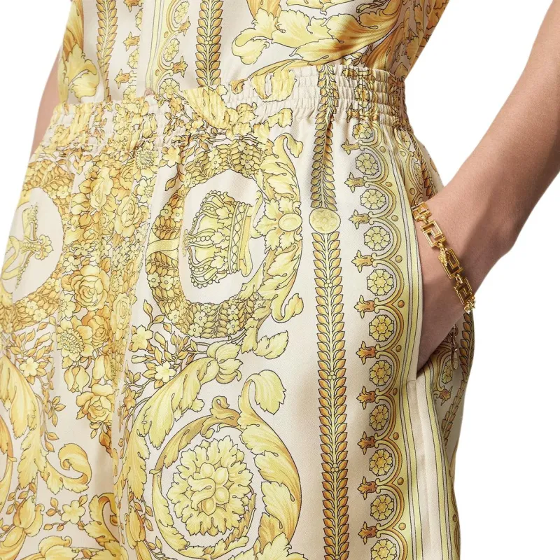 VERSACE Barocco Printed Bermuda Shorts-4