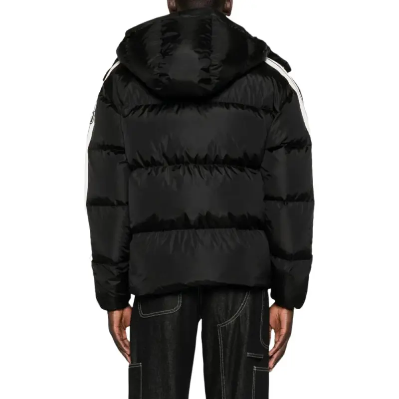 PALM ANGELS Logo Print Padded Jacket-4