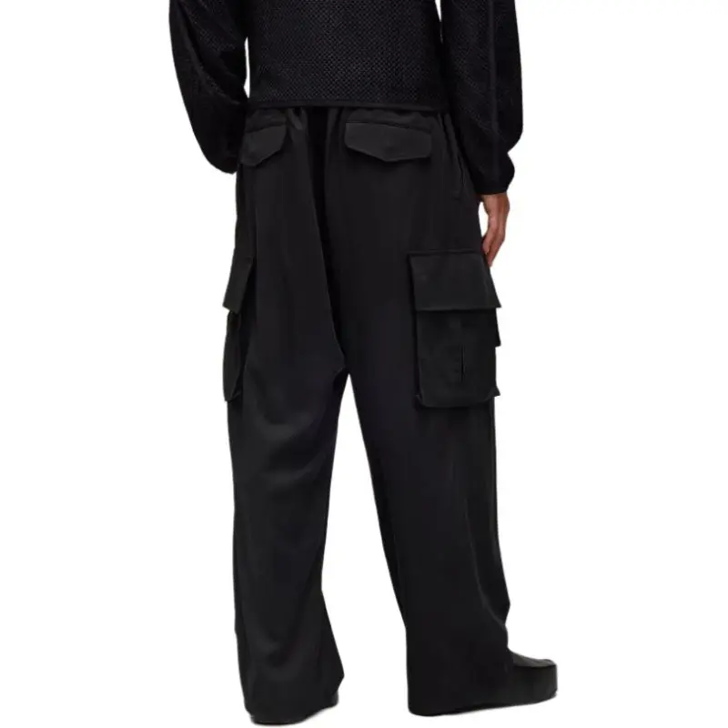 Y 3 Wide Leg Belted Cargo Pants-3