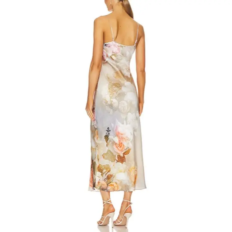 ALLSAINTS Slip Dresses Women's Beige-1