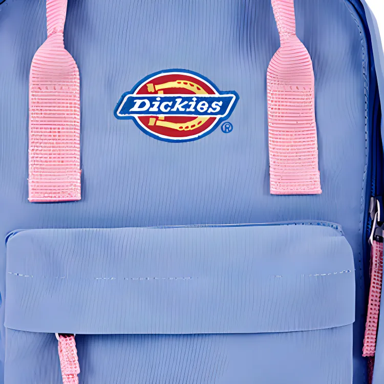 Dickies Polyester Backpack Small Size Women's Pine Smoke Blue-3