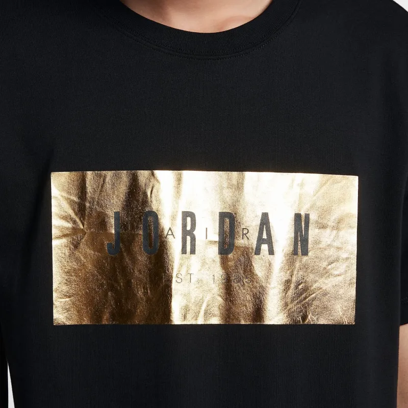 Jordan T Shirts Men Black-3