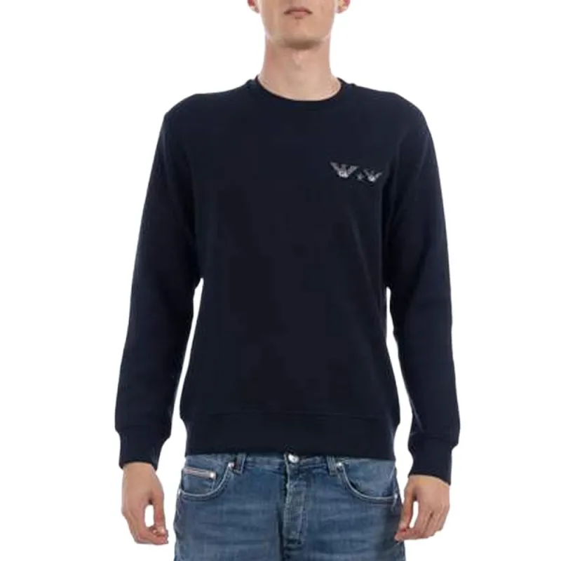 EMPORIO ARMANI FW21 Sweatshirt Men's Dark Blue-2