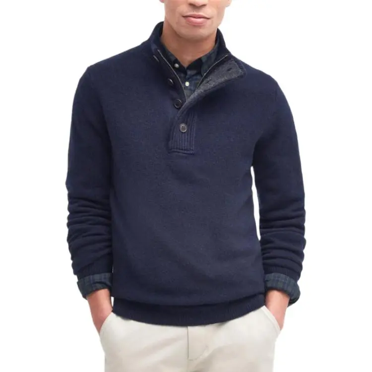BARBOUR Sweaters Men Blue-3