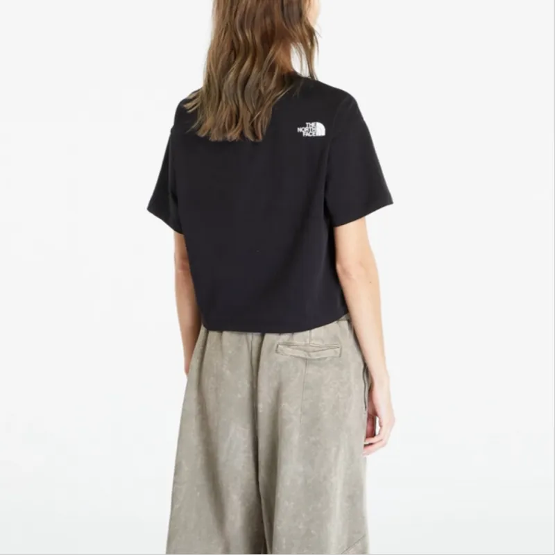 THE NORTH FACE Drop Shoulder Sleeve T Shirt Women's Black-3