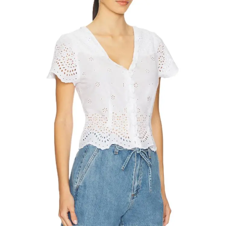 PAIGE T Shirts Women's White-2