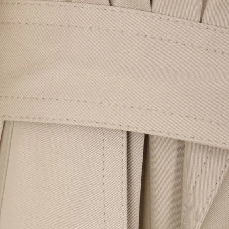 Balenciaga Belted Button Up Trench Coat-3