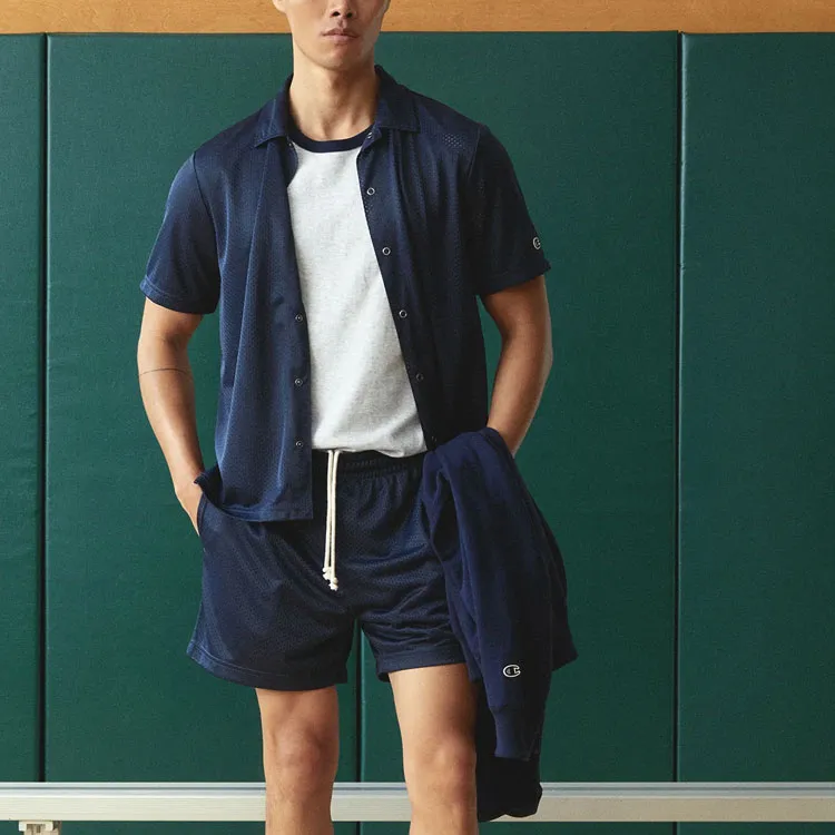 Champion X Todd Snyder Co-titled Series Sports Shorts Unisex Blue-1