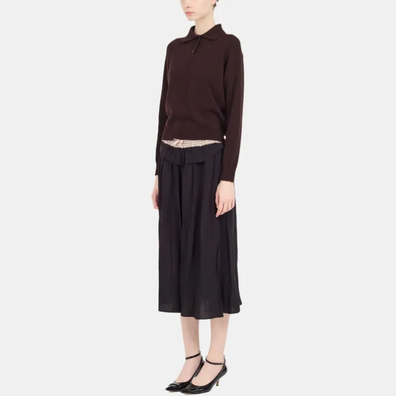 Maison Margiela Four Stitch Ribbed Knit Top-4