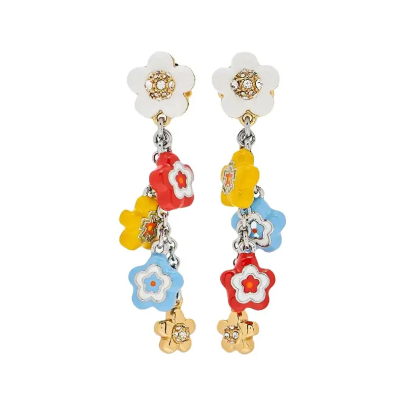 MARC JACOBS The Enamel Wild Daisy Statement Earrings-1