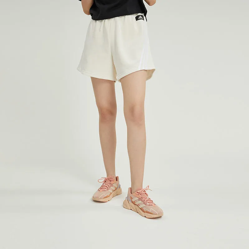 Adidas 3 Stripes Casual Shorts Women's White-1