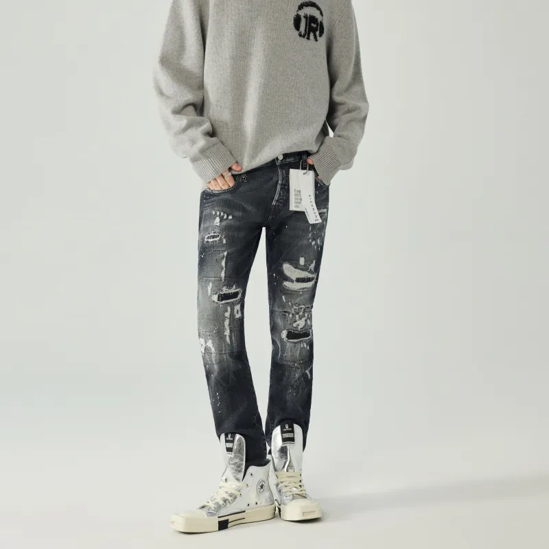 JOHN RICHMOND FW24 Jeans Men's Black Gray-2