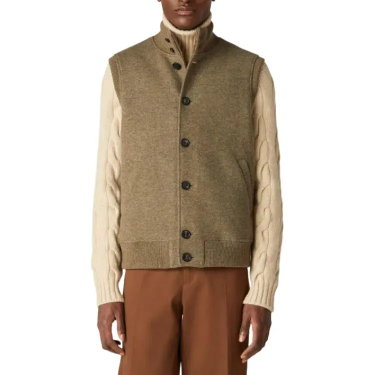 Loro Piana Vests Men Brown-4