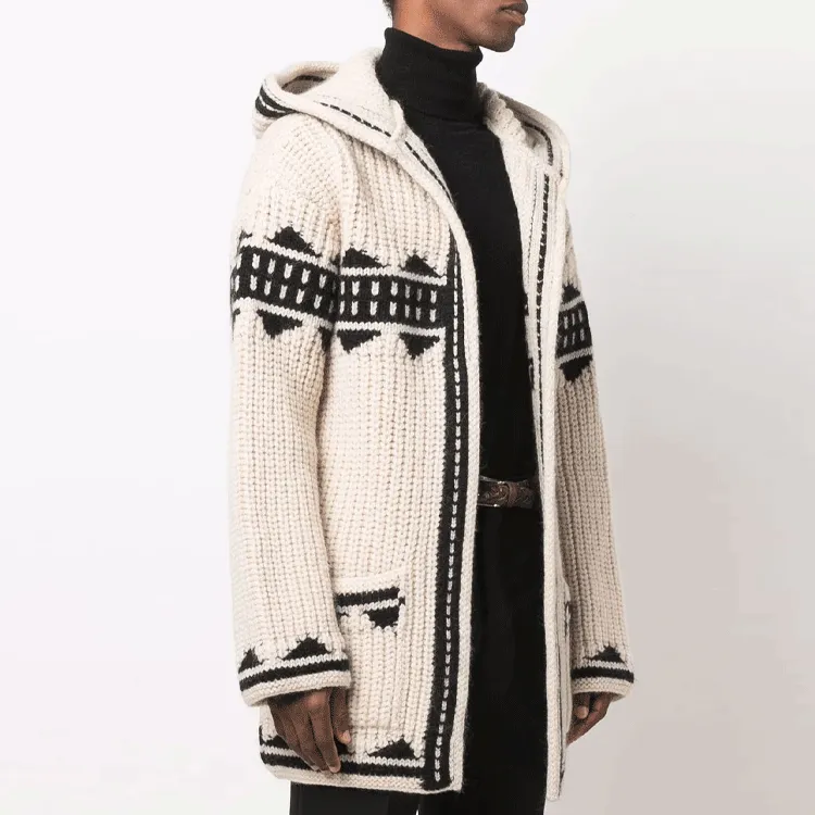 SAINT LAURENT FW21 Knitwear Men's Ecru-3