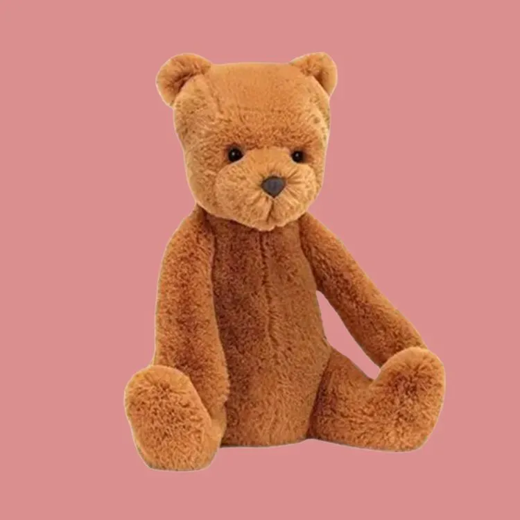 JELLYCAT Bashful Ginger Bear Stuffed Animal-2