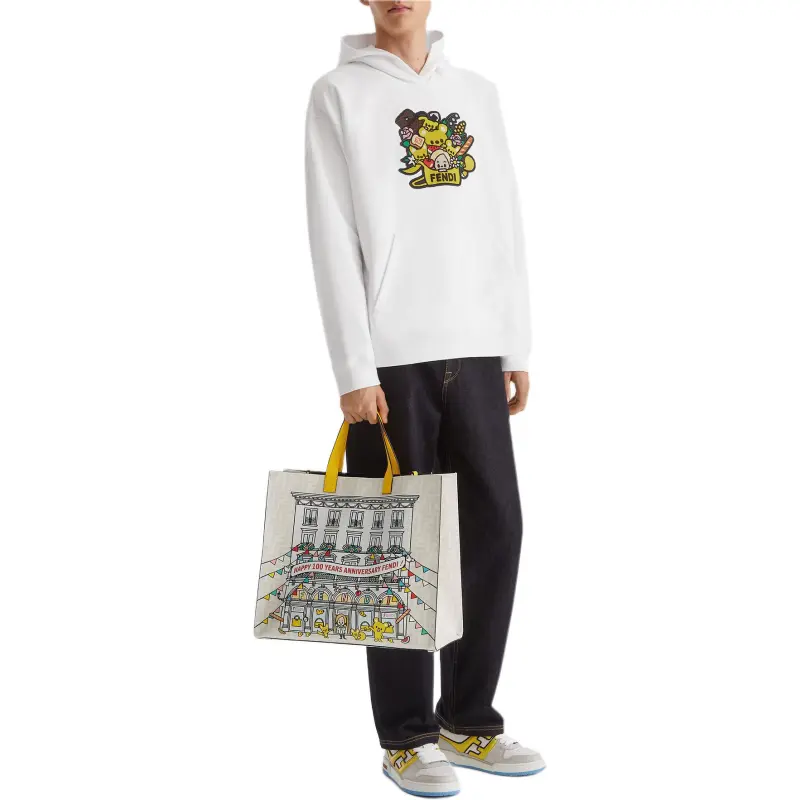 FENDI SS25 Sweatshirt Men's White-2
