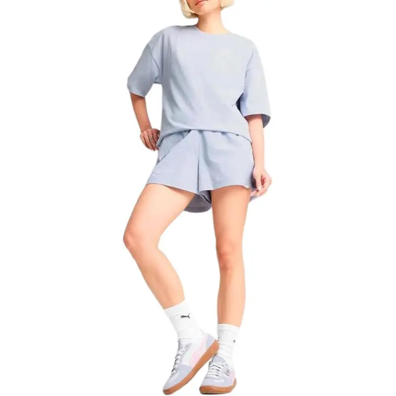 PUMA ESSWOVEN Sports Shorts Women's Sky Blue 47-2