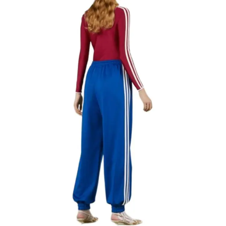 GUCCI x Adidas Originals FW22 Knitted Sports Pants Women's Blue-7