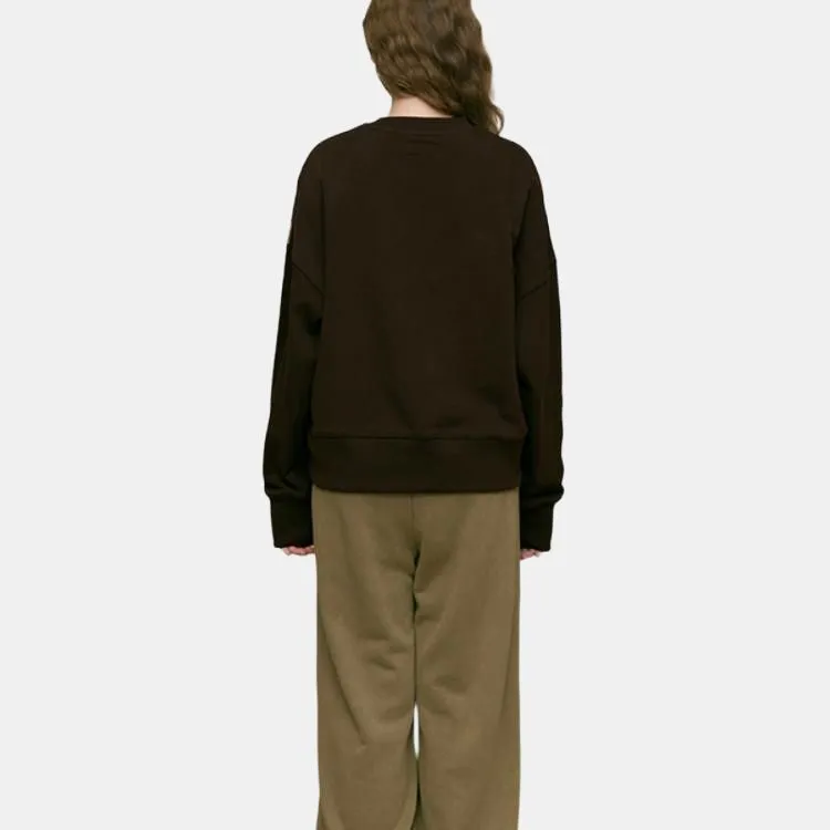 Kirsh FW24 Sweatshirt Women's Dark Brown-3