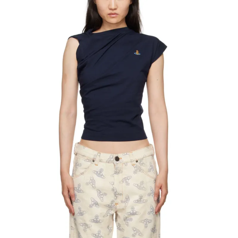 Vivienne Westwood Asymmetric Short Sleeved T Shirt-2