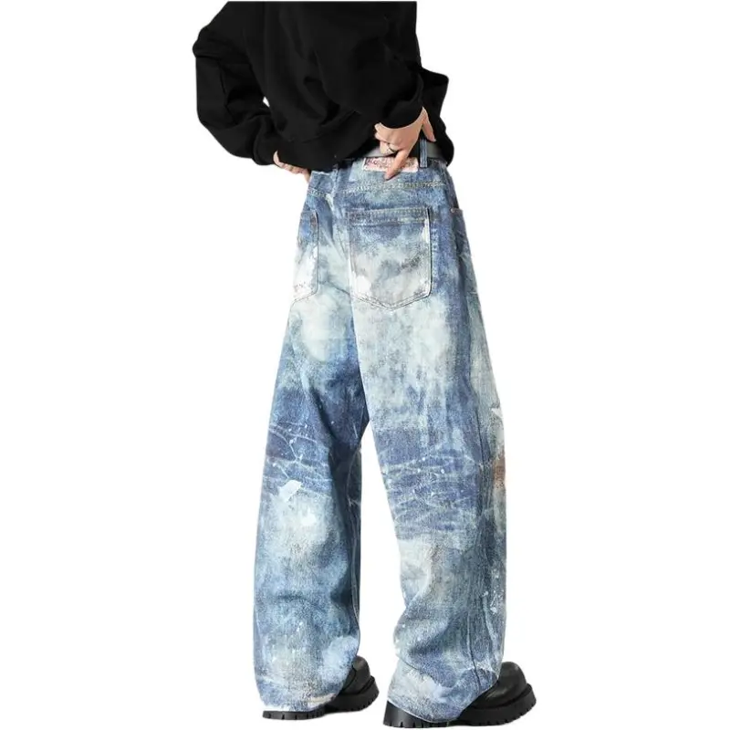 NVRFRGT Jeans Unisex Dark Blue-1