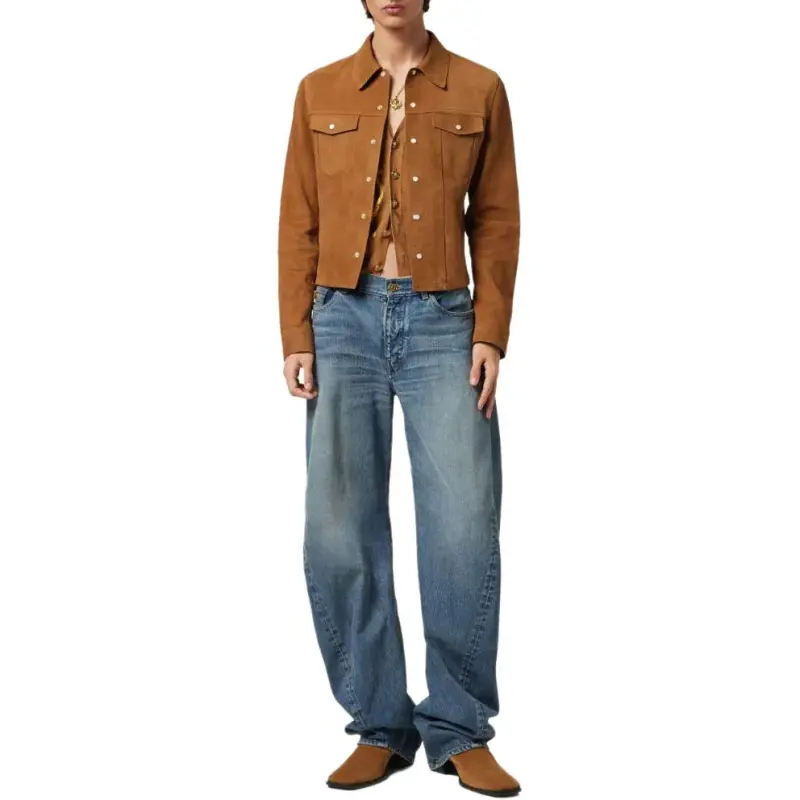 VERSACE Suede Overshirt-2