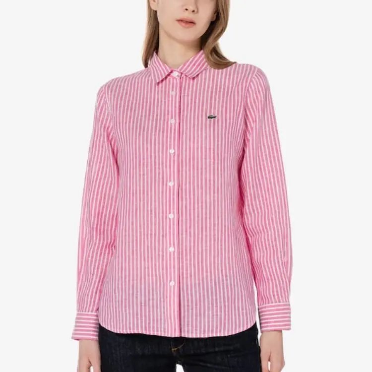 LACOSTE Shirts Women's Pink-1