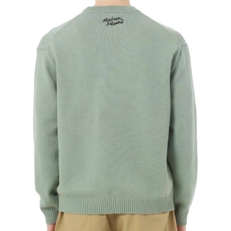 Maison Kitsune Dressed Fox intarsia Sweater-1