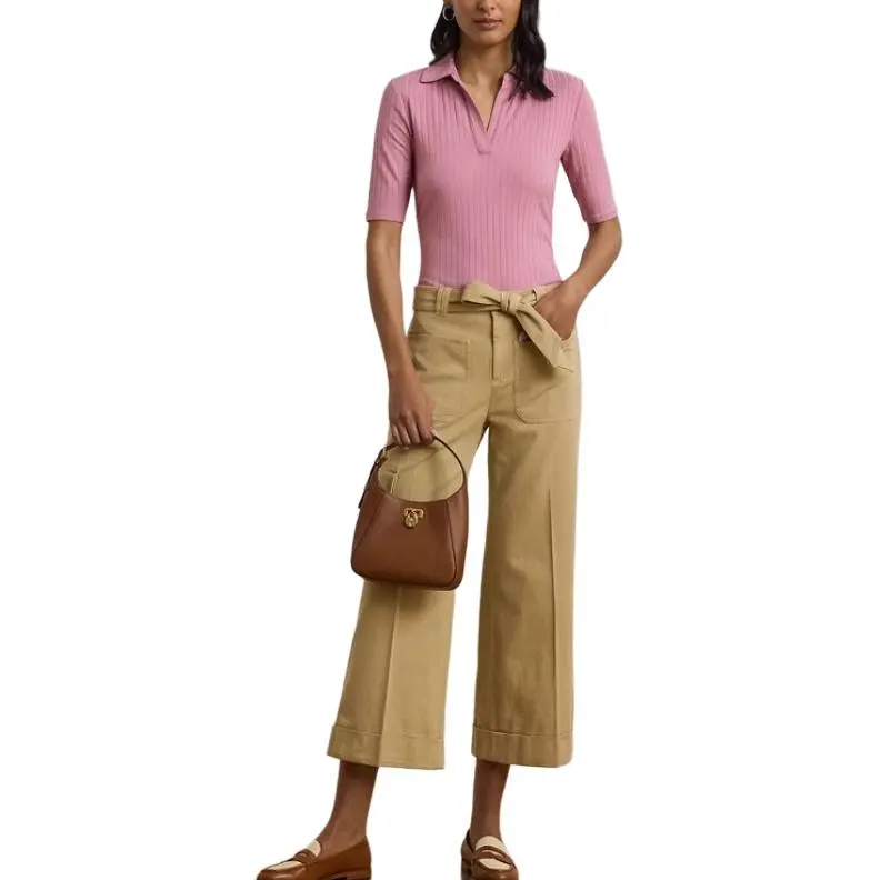 Polo Ralph Lauren SS25 Polo Shirt Women's Rose Pink-1