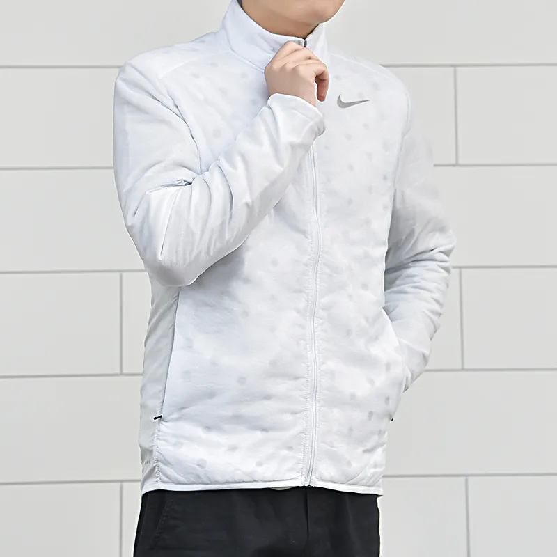 Nike Puffer Jackets Men White-1