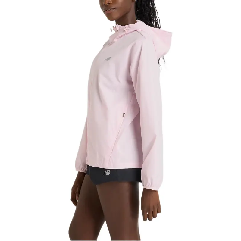 New Balance Wind And Water Repellent Windbreaker Jacket Women's Light Pink-2