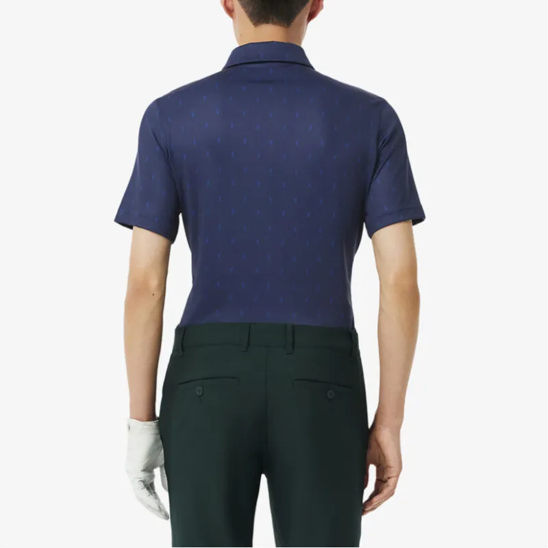 LACOSTE Polo Shirt Men's Marine Blue/Blue-3