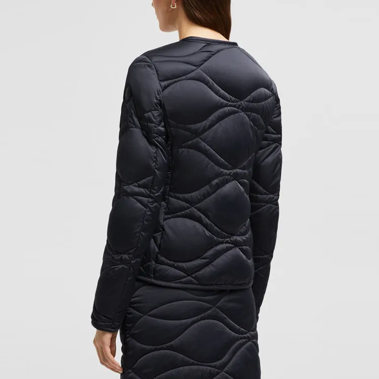 Moncler Down Jacket Women's Dark Blue-2