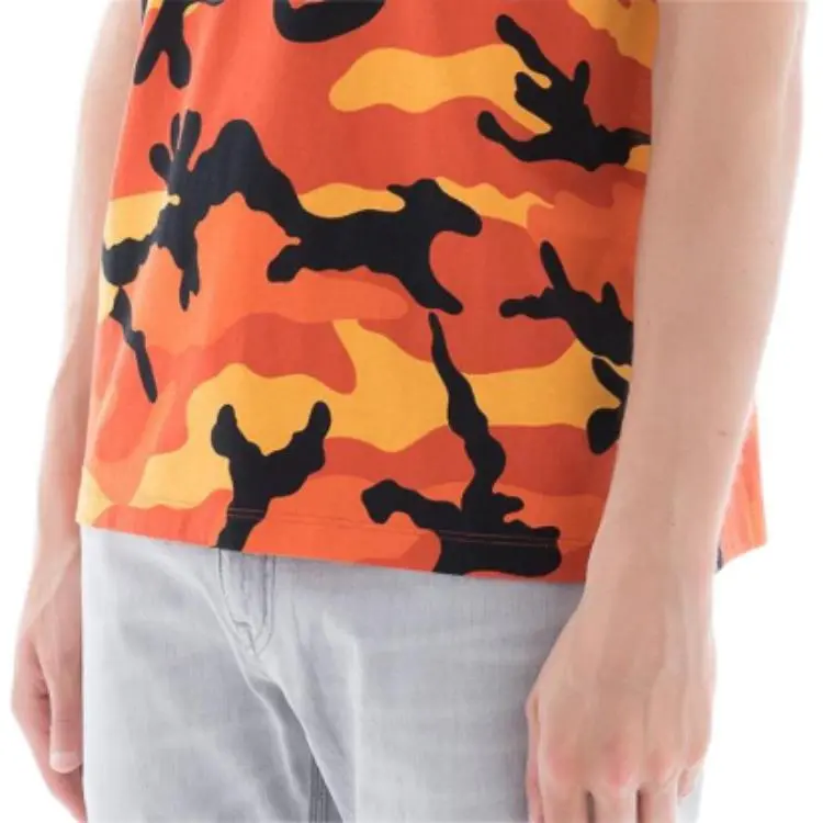 Valentino T-Shirts Men Orange Yellow-4