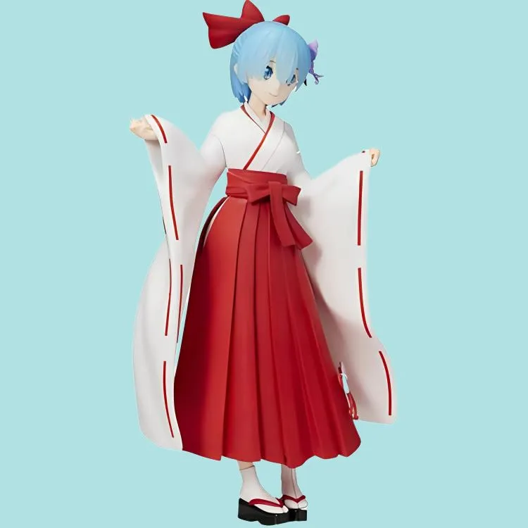 SEGA Rem Sega, Zero Starting Life In Another World Re 0 Rem, Shrine Maiden Outfit Bonus Gifts 25cm-4